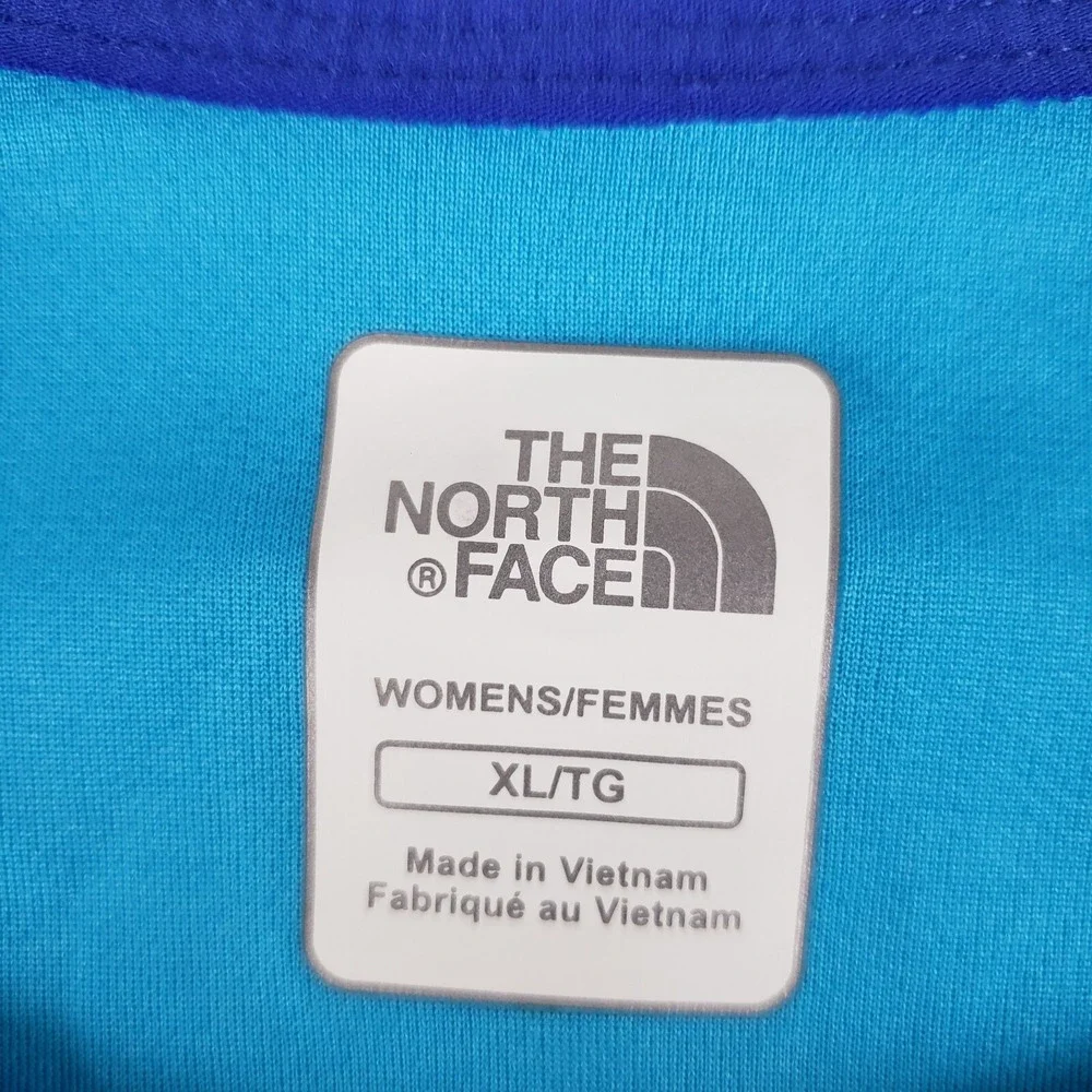 The North Face T-Shirt Women's XL Turquoise Blue‎ Short Sleeve Breathable Top - Picture 2 of 12